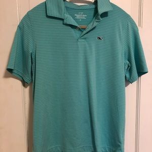 Boys Vineyard Vines striped performance polo L/16